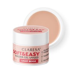 Claresa Soft&Easy Builder zselé, Light Beige 12g