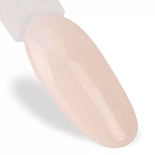 MollyLac Géllakk - Peach Of Cake Nr. 453 - tejes barack árnyalat arany csillámmal