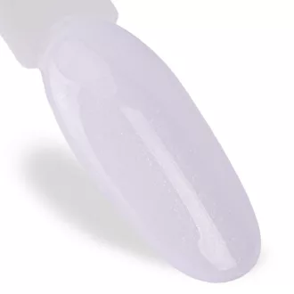 MollyLac Sugar Angel Nr. 456 géllakk – elegáns fehér árnyalat ezüst csillámokkal