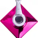 MollyLac Sugar Angel Nr. 456 géllakk – elegáns fehér árnyalat ezüst csillámokkal