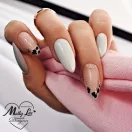 MollyLac Peppermint Nr. 458 géllakk – pasztell mentazöld, csillámos árnyalat