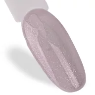 MollyLac Grey Poppy Nr. 478 géllakk – elegáns világosszürke csillámos árnyalat