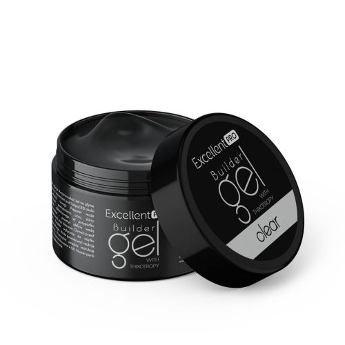 Excellent PRO egyfázisú tixotróp építőzselé Clear 50g kristálytiszta árnyalatban
