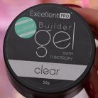 Excellent PRO egyfázisú tixotróp építőzselé Clear 50g kristálytiszta árnyalatban