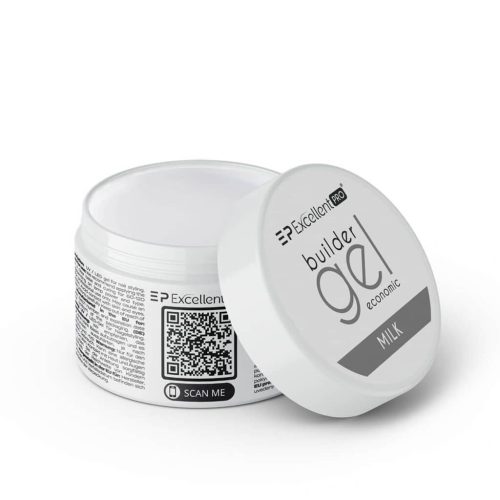 Excellent PRO egyfázisú építőzselé Economic Milk 50g tejes fehér árnyalatban