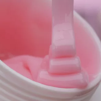 Excellent PRO egyfázisú építőzselé Economic Milk Pink 15g tejes rózsaszín árnyalatban