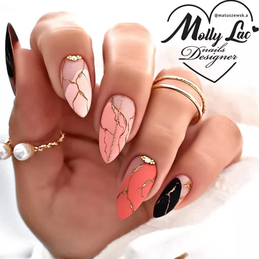 MollyLac Géllakk - Just Trendy Nr. 512 elegáns nude árnyalat karamell tónussal