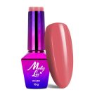 MollyLac Géllakk - Coral Gloss Nr. 513 elegáns tégla-korall árnyalat