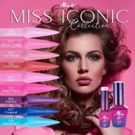 MollyLac géllakk Instinct Nr. 516 – gyöngyházfényű padlizsán árnyalat, Miss Iconic kollekció