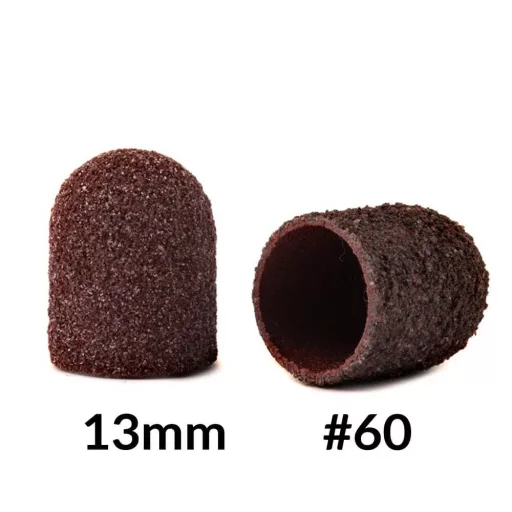 10 db AlleMed csiszolósapka pedikűrhöz – 13 mm / 60# durva szemcsézet