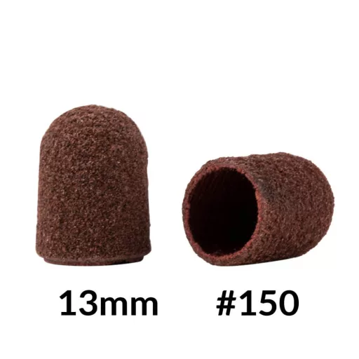 10 db AlleMed Csiszolósapka pedikűrhöz – 13mm / 150# finom szemcsézet