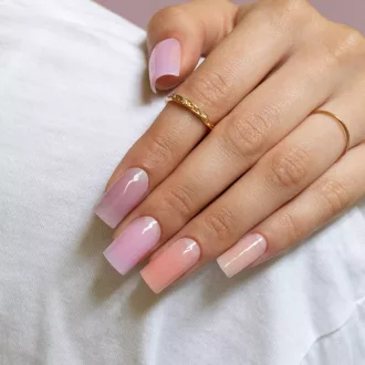 Molly Nails Polygél Musk 30ml HEMA Free akrilgél természetes nude körmök építéséhez
