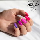 MollyLac Géllakk Pink Gerbera Nr. 722 HEMA Free – nőies rózsaszín-narancs árnyalat