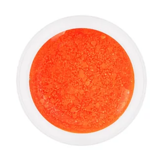 Candy Nail Gél Light Candy Orange HEMA Free világos narancs csillámos díszítő zselé