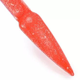 Candy Nail Gél Light Candy Orange HEMA Free világos narancs csillámos díszítő zselé