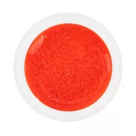 Candy Nail Gél Light Candy Orange HEMA Free világos narancs csillámos díszítő zselé