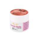 Candy Nail Gél Light Candy Orange HEMA Free világos narancs csillámos díszítő zselé