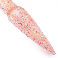 Candy Nail Gél Candy Peach HEMA Free csillámos díszítő zselé
