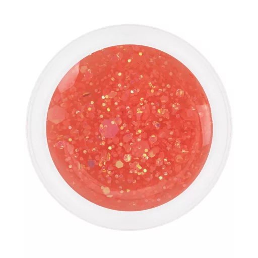 Candy Nail Gél Candy Peach HEMA Free csillámos díszítő zselé