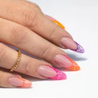 Candy Nail Gél Candy Peach HEMA Free csillámos díszítő zselé
