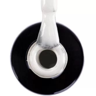 NTN Premium UV/LED Géllakk 306# (HEMA Free) – elegáns, féltranszparens krémes fehér French géllakk