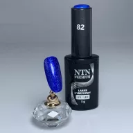 NTN Premium UV/LED Géllakk 82# Kobalt Kék HEMA Free