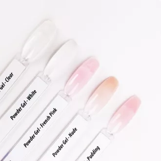 Powder Gel White 30ml – HEMA mentes mousse állagú zselé fehér árnyalatban