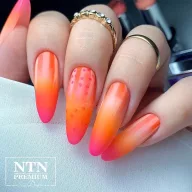 NTN Premium UV/LED Géllakk 142# neon narancs HEMA Free