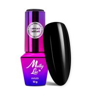 MollyLac Ultimate Black géllakk – ikonikus fekete árnyalat, profi fedés
