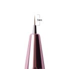 Automata díszítő ecset – 5 mm-es, rose gold testtel, visszahúzható fejjel