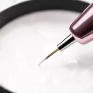 Automata díszítő ecset – 5 mm-es, rose gold testtel, visszahúzható fejjel
