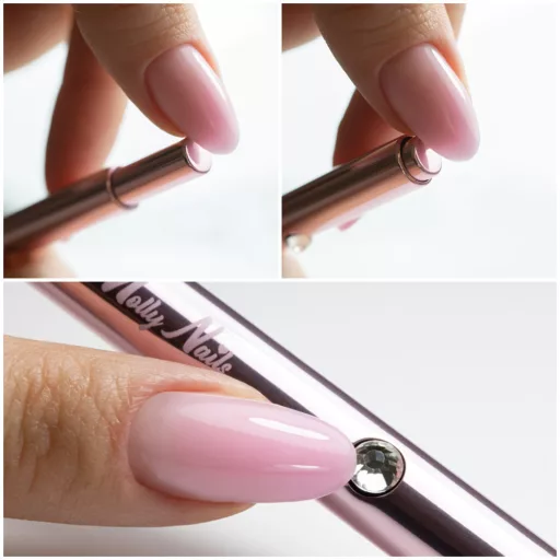 Rose Gold automata zselés ecset, Oval Pro Gel 6#