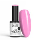 NTN Premium UV/LED 124# Barbie rózsaszín HEMA mentes géllakk a Splash kollekcióból