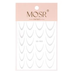 Öntapadós Fehér Francia Mosolyvonal SD-1933