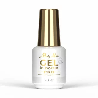 HEMA mentes ecsetes építő zselé – Milky árnyalat, 15g, természetes hatású körömre és érzékeny körömlemezre