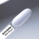HEMA mentes ecsetes építő zselé – White Whisper árnyalat, 15g, természetes hatású fehér zselé érzékeny körömlemezhez