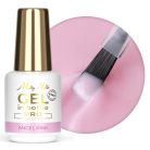 HEMA mentes ecsetes építő zselé – Angel Pink árnyalat, 15g, érzékeny körömre és professzionális használatra