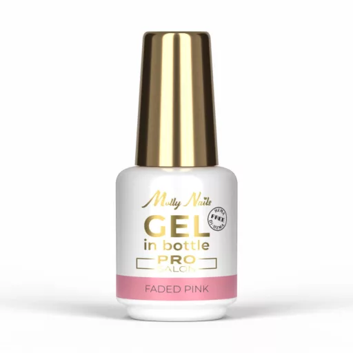 HEMA mentes ecsetes építő zselé – Faded Pink árnyalat, 15g, érzékeny körömlemezre és professzionális műkörömépítéshez