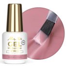 HEMA mentes ecsetes építő zselé – Smoky Pink árnyalat, 15g, érzékeny körömlemezhez és professzionális felhasználásra