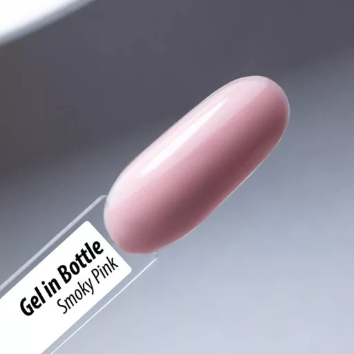 HEMA mentes ecsetes építő zselé – Smoky Pink árnyalat, 15g, érzékeny körömlemezhez és professzionális felhasználásra