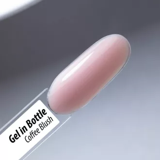 HEMA mentes ecsetes építő zselé – Coffee Blush árnyalat, 15g, érzékeny körömre és szalonhasználatra