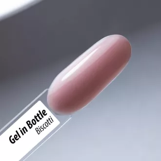 HEMA mentes ecsetes építő zselé – Biscotti árnyalat, 15g, érzékeny körömlemezre és professzionális műkörömépítéshez