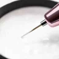 Automata díszítő ecset – 11 mm-es, rose gold testtel, visszahúzható fejjel