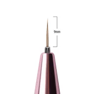 Automata díszítő ecset – 9 mm-es, rose gold testtel, visszahúzható fejjel