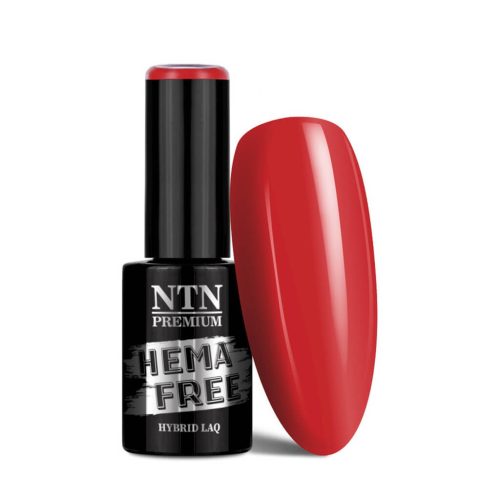 NTN Premium UV/LED Géllakk 42# – intenzív vörös HEMA Free géllakk