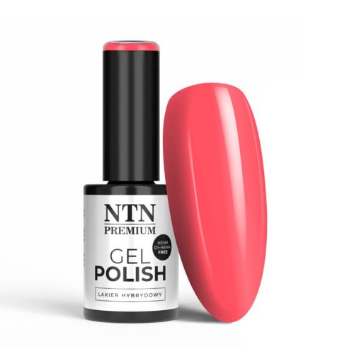 NTN Premium UV/LED Géllakk 38# – intenzív korall szín, HEMA mentes