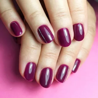 NTN Premium UV/LED 132# géllakk – sötétlila, HEMA-mentes, elegáns árnyalat