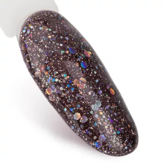 NTN Premium UV/LED Géllakk 89# sötétbarna glitteres árnyalat, HEMA mentes