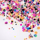Színes köröm konfetti 05 – díszítő glitter műkörömhöz és gél lakkhoz