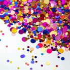 Színes köröm konfetti 06 – díszítő glitter műkörömhöz és gél lakkhoz